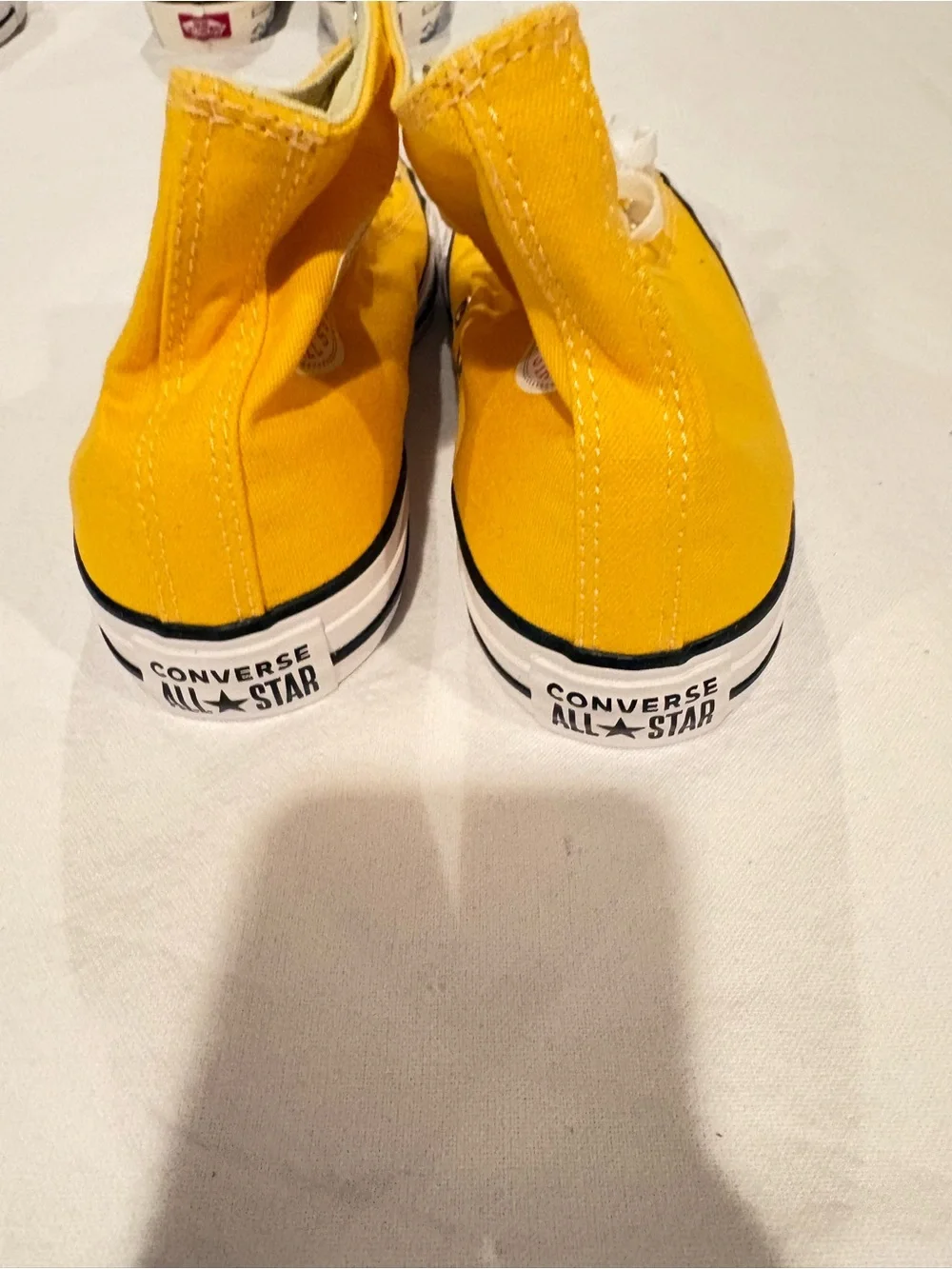 Converse High Top Sneakers - Bright Yellow Canvas
